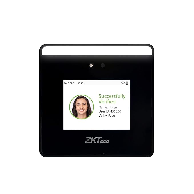 ZKTeco face-recognition biometric attendance device